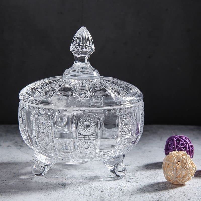 Candy Bowl with Lid, Decorative Bowl