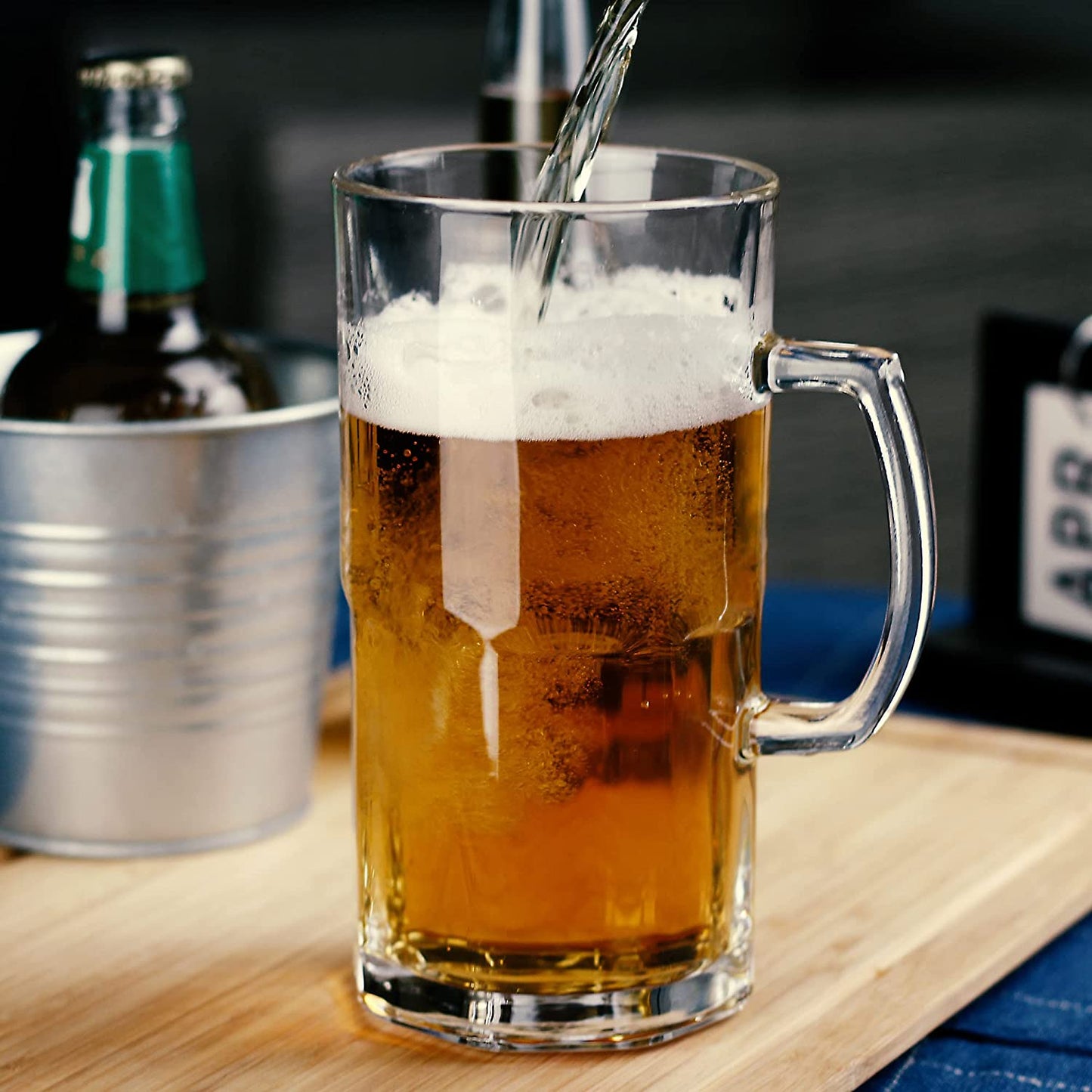 Premium Glass Beer Mugs/Beer Glasses