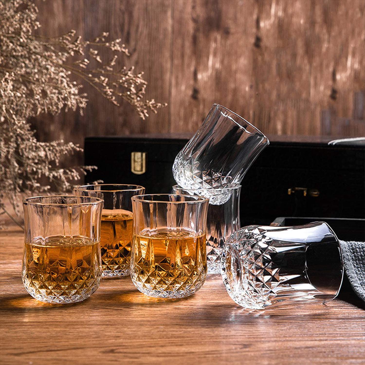 Old fashioned whiskey deals glasses