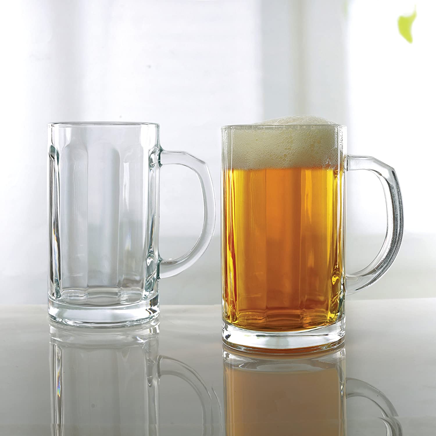 Premium Glass Beer Mugs/Beer Glasses