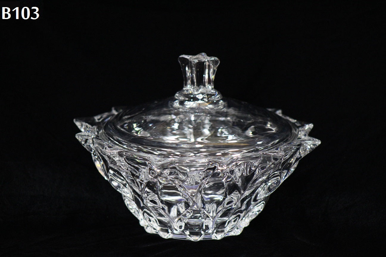 Candy Bowl with Lid, Decorative Bowl