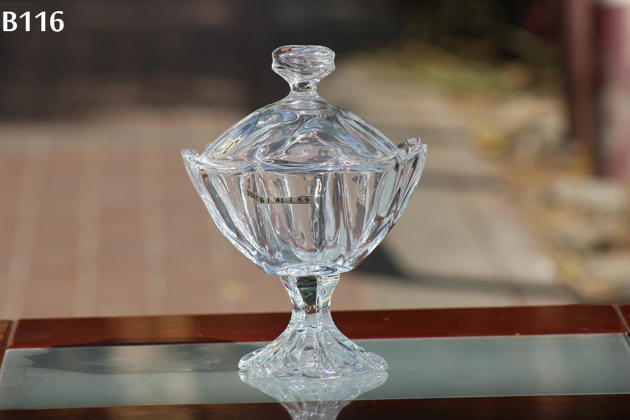 Candy Bowl with Lid, Decorative Bowl