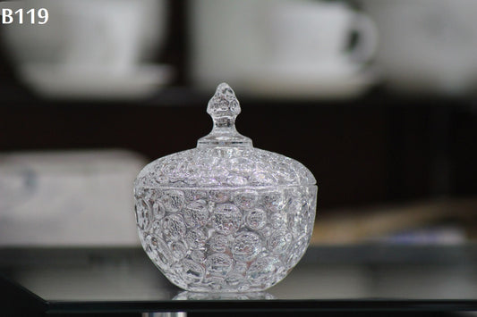 Candy Bowl with Lid, Decorative Bowl