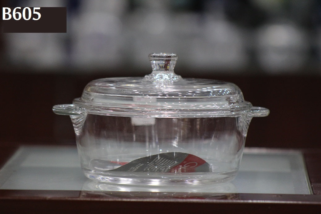 Tempered Glass Casserole with Lid