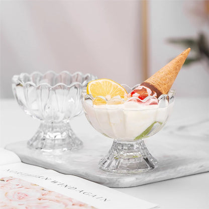 Glass Ice Cream Bowl