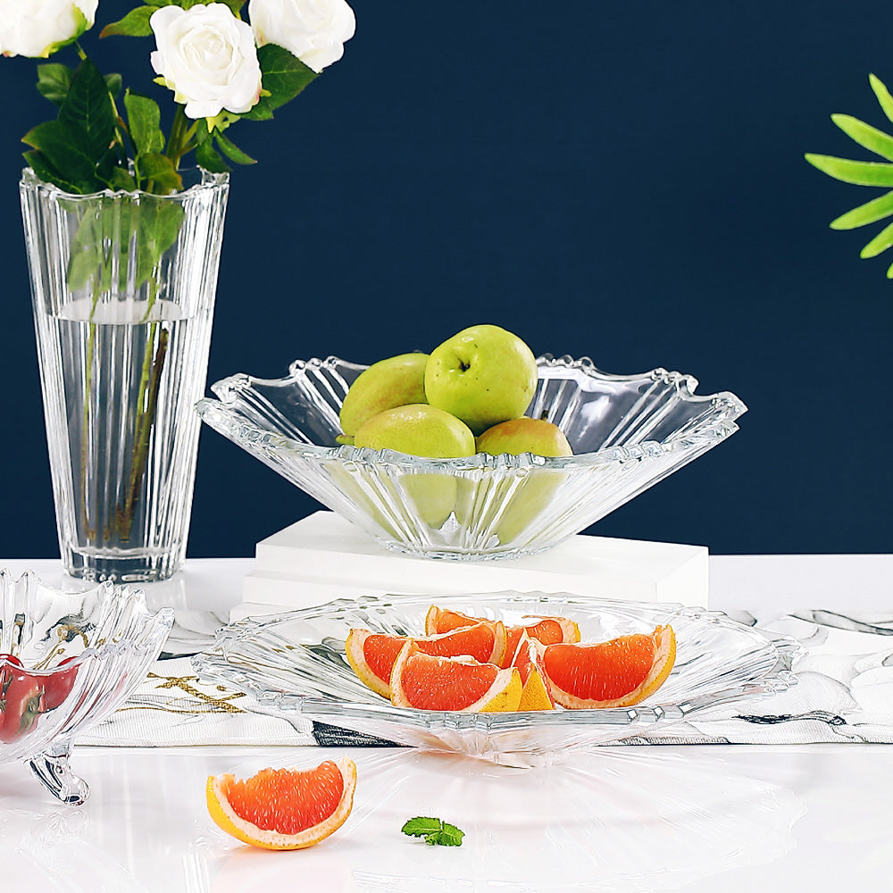 CRYSTAL Serving Plate/Fruit Plate