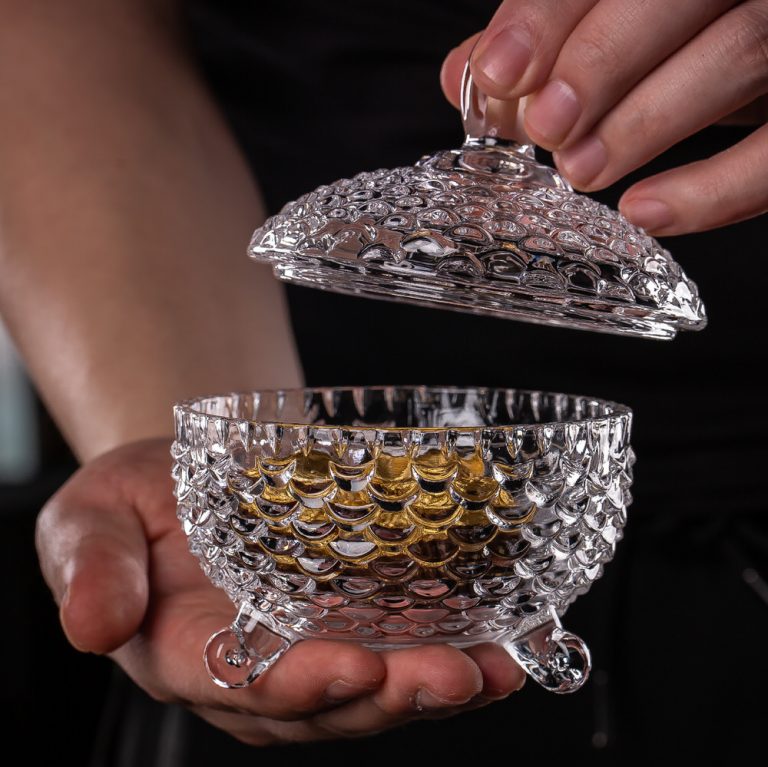 Candy Bowl with Lid, Decorative Bowl