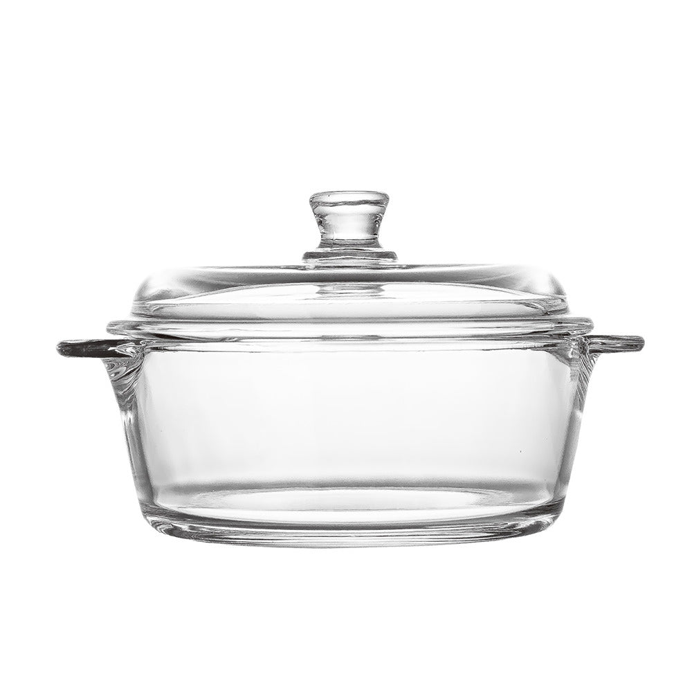 Tempered Glass Casserole with Lid