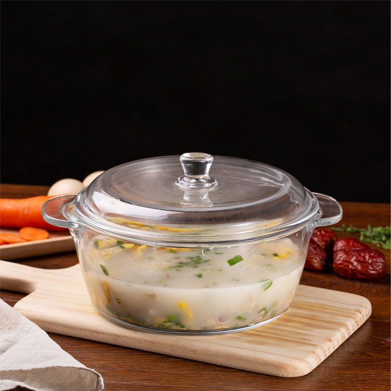 Tempered Glass Casserole with Lid