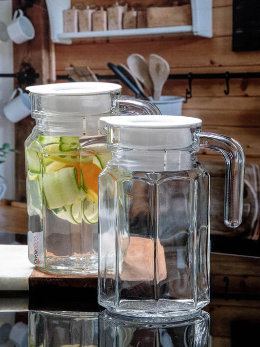 J-706-Glass Jug with Lid