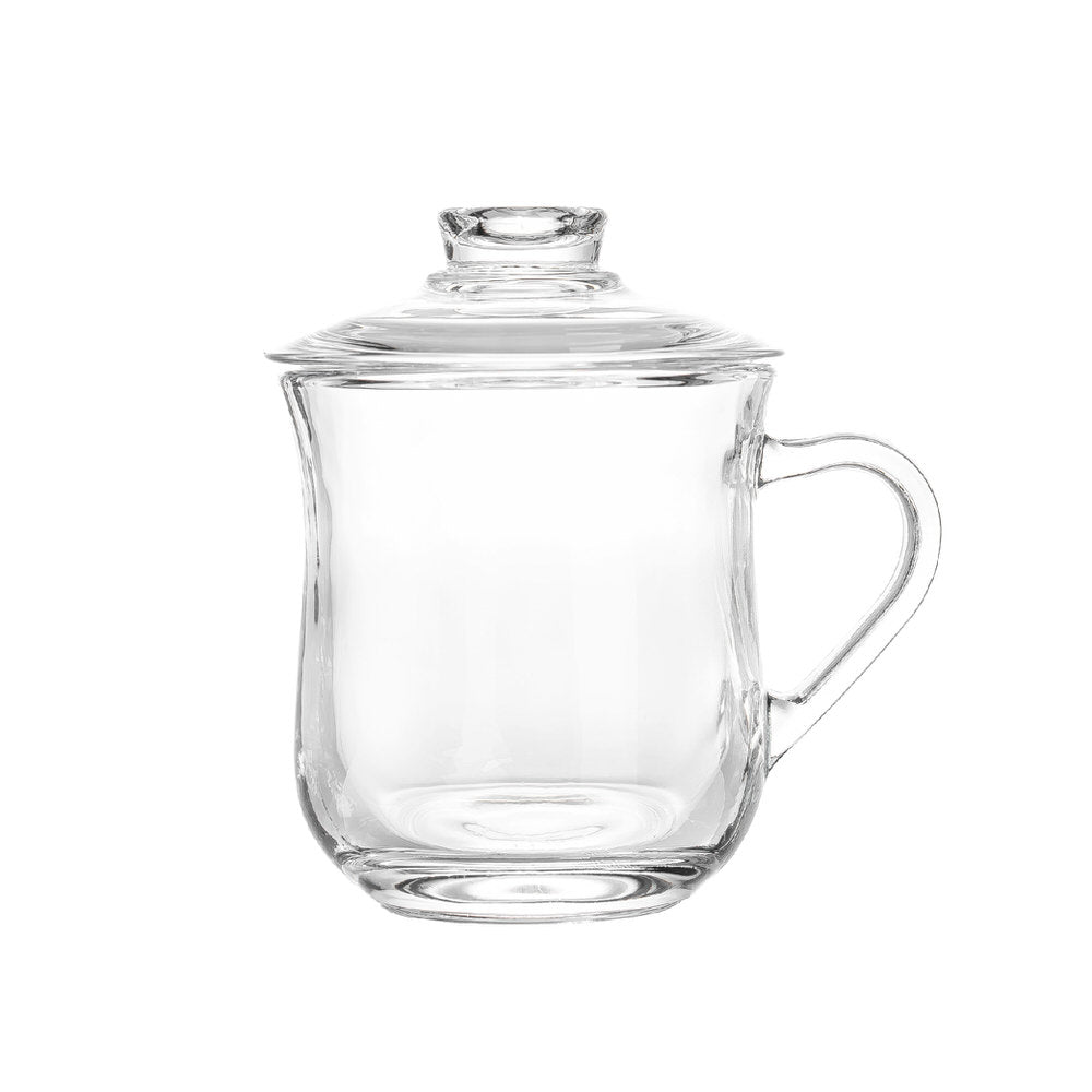 Glass Mug With Lid