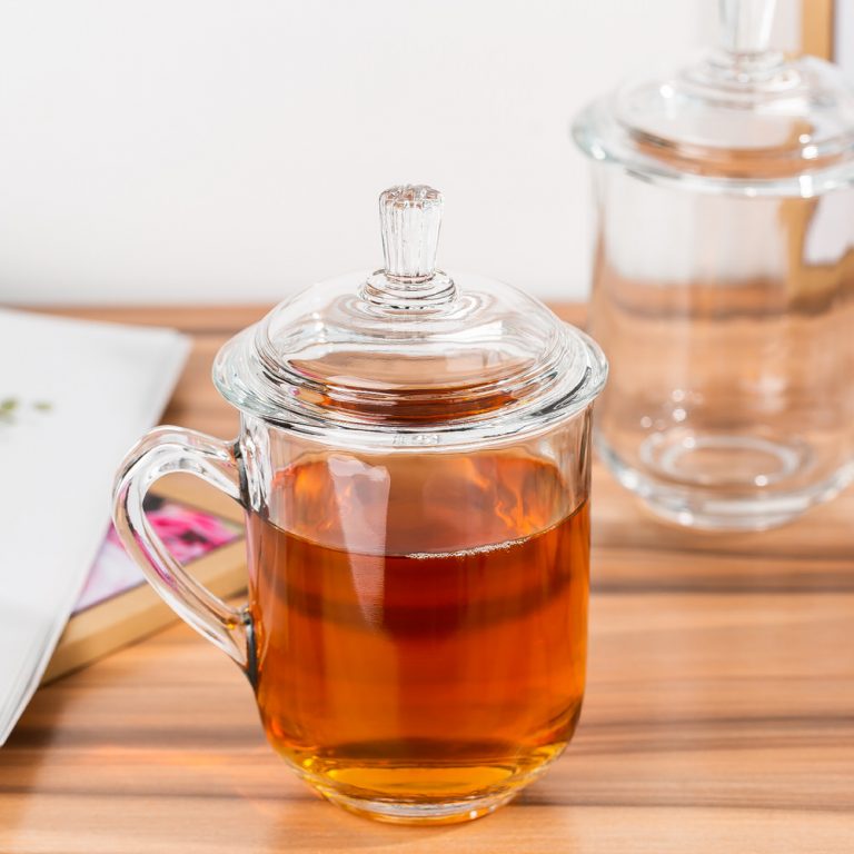 Glass Mug With Lid