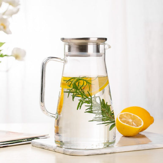 Glass Jug with Lid