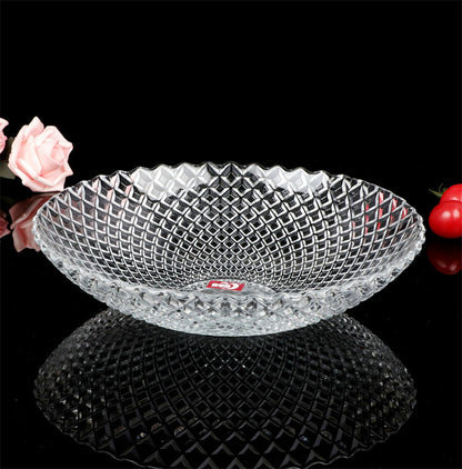 P-220-Crystal Serving Plate/Fruit Plate