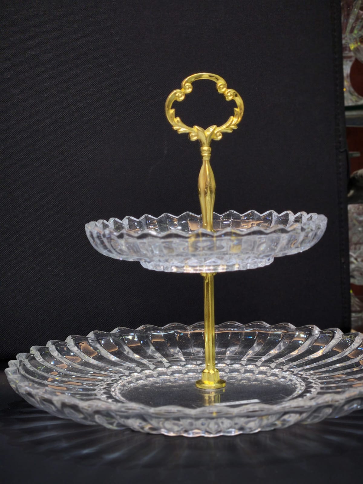 Glass Serving Fruit Plate