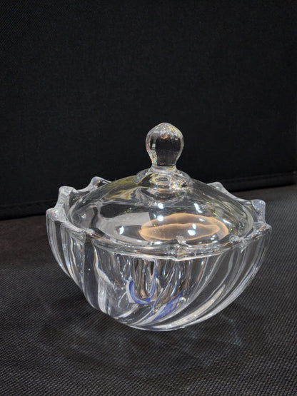 Crystal Candy Bowl with Lid 