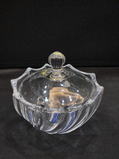 Crystal Candy Bowl with Lid 