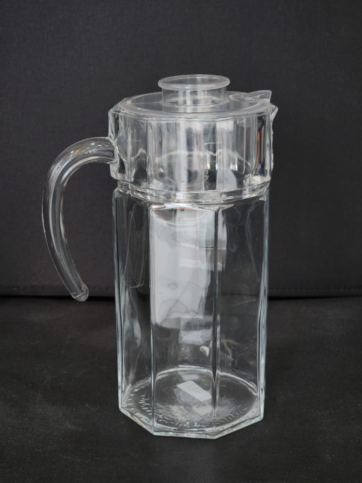 J-704-Glass Jug with Lid