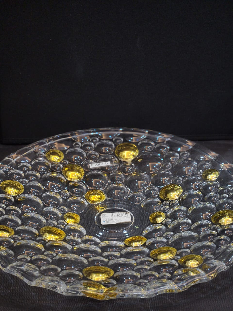 Crystal Fruit Serving Plate