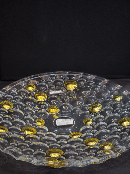 Crystal Fruit Serving Plate