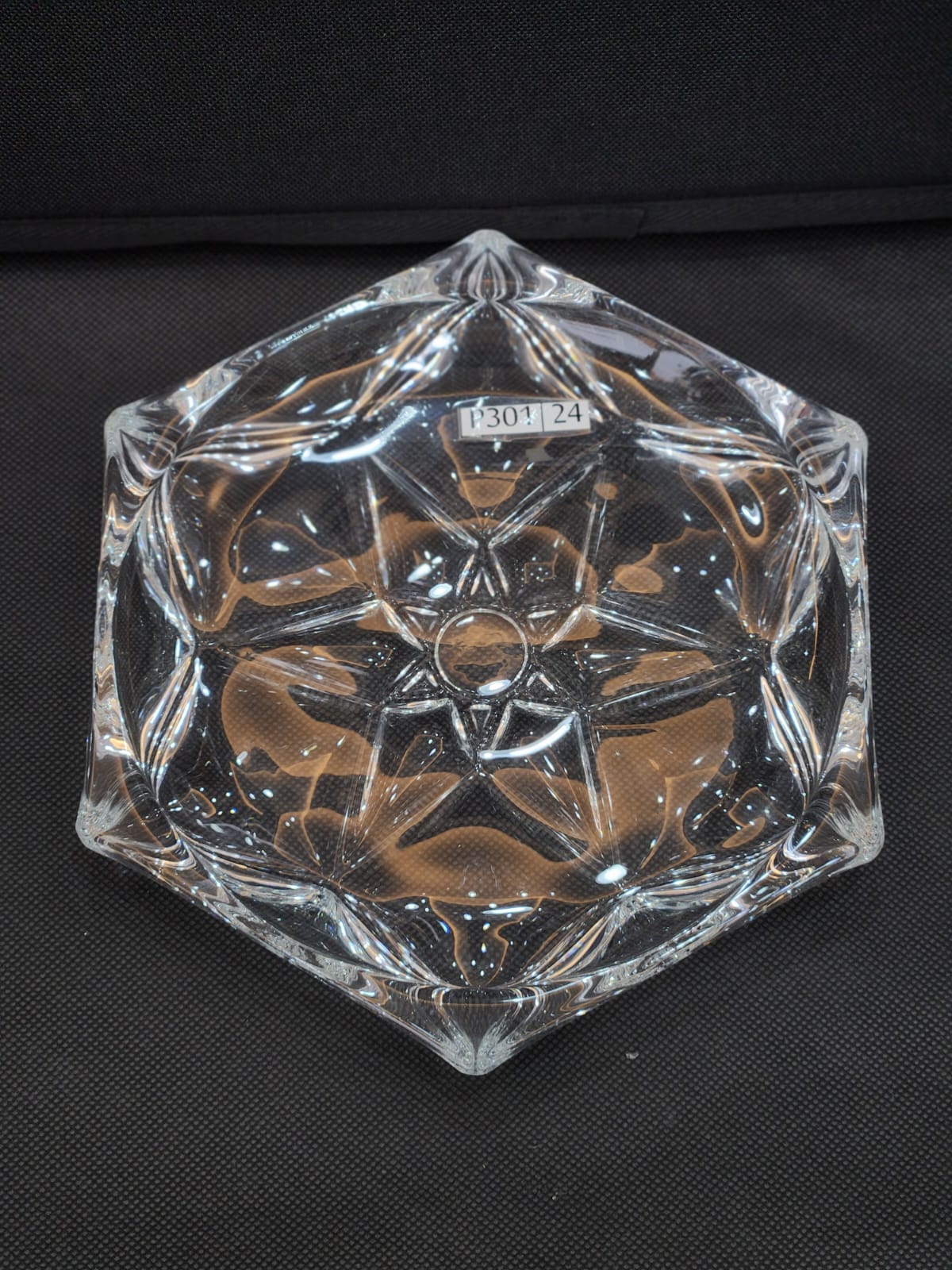 P-301-CRYSTAL Serving Plate/Fruit Plate