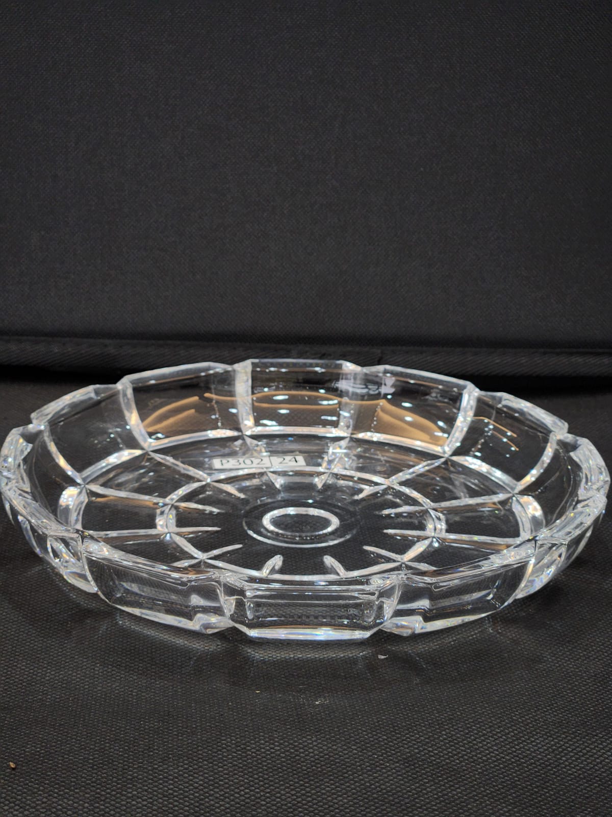 P-302-CRYSTAL Serving Plate/Fruit Plate