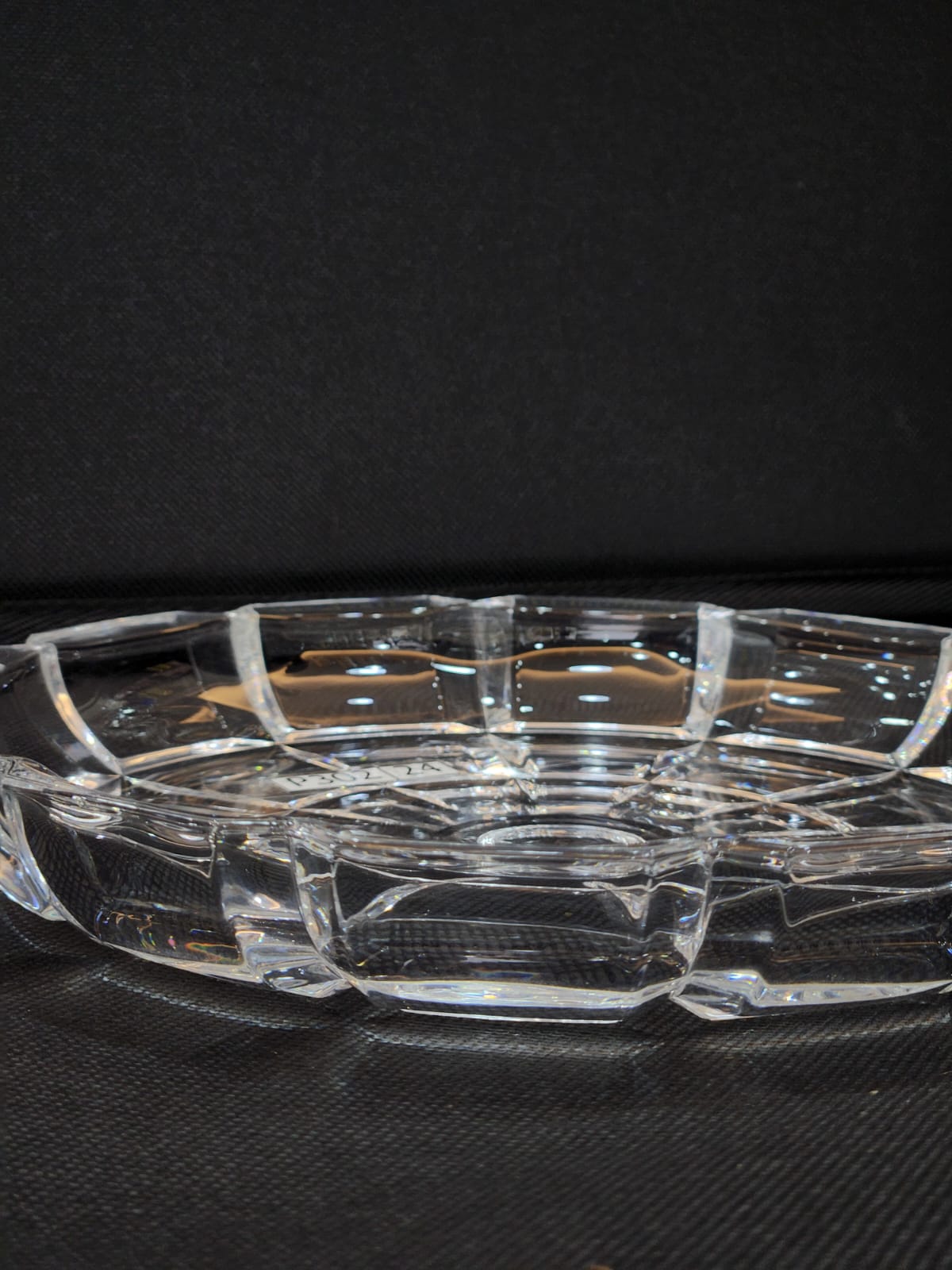 P-302-CRYSTAL Serving Plate/Fruit Plate