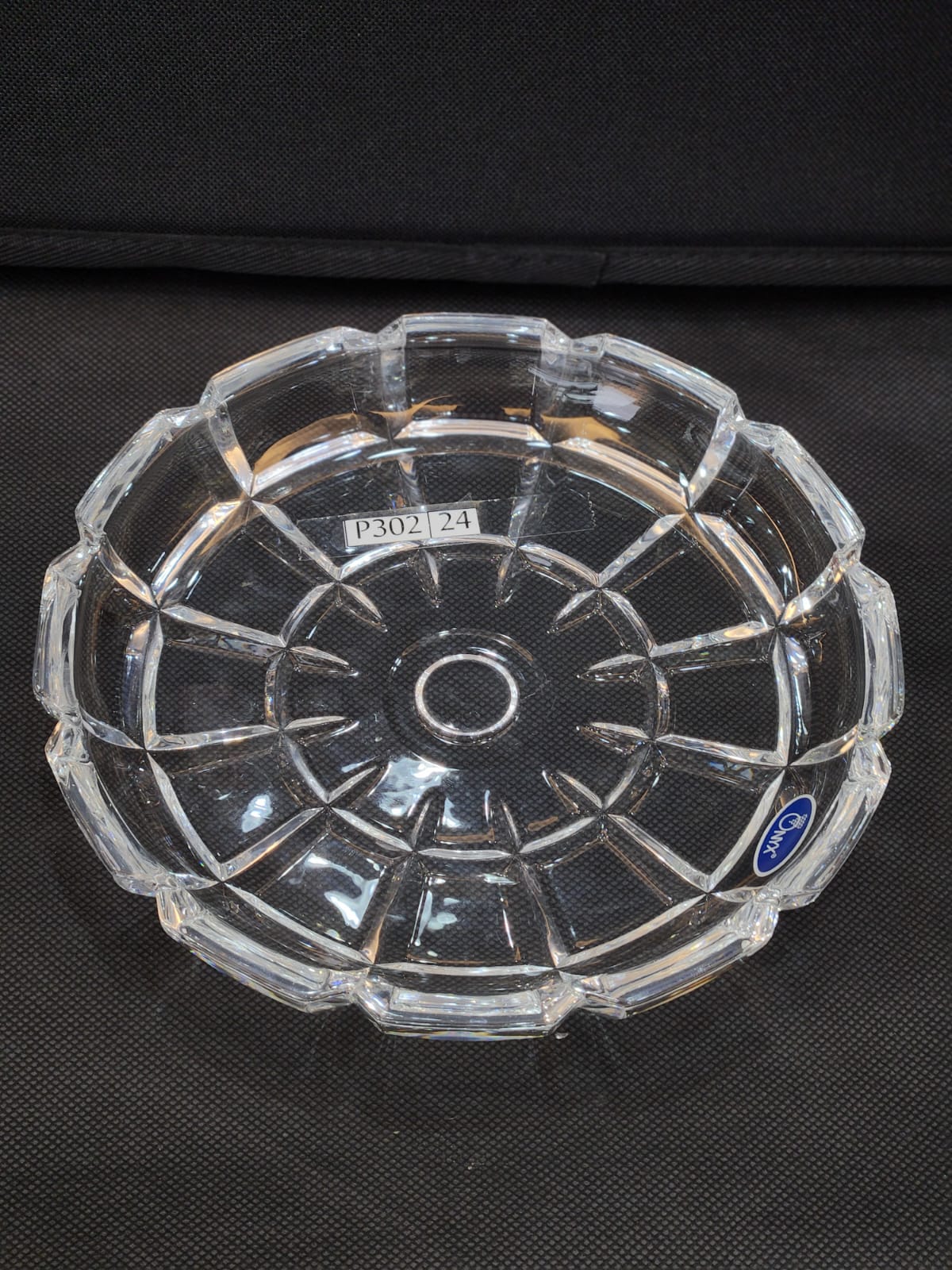 P-302-CRYSTAL Serving Plate/Fruit Plate