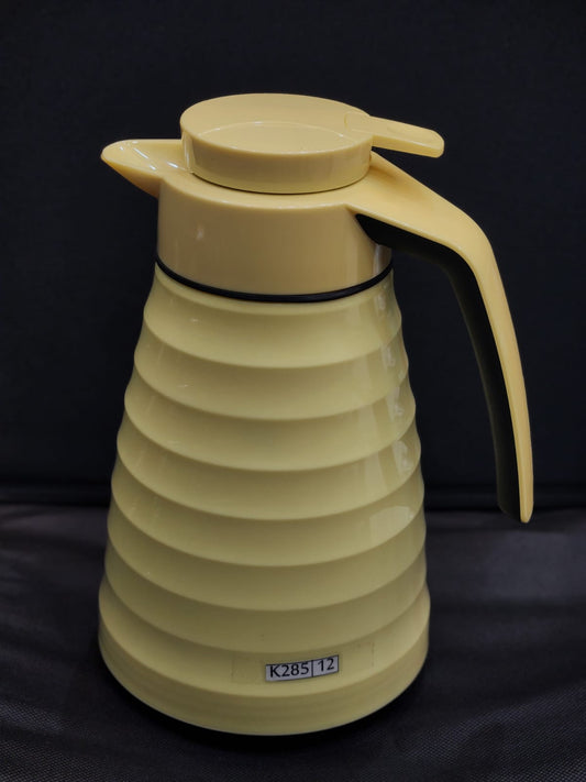 K-285-1 Liter Golden Carafe/Thermos/Flask-Glass Interior- 8 Hours Heat & Cold Retention