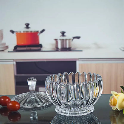 Candy Bowl with Lid, Decorative Bowl